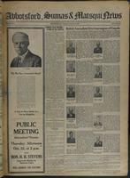 Abbotsford Sumas & Matsqui News, October 15, 1925