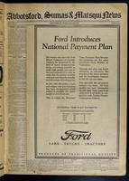 Abbotsford Sumas & Matsqui News, January 28, 1926