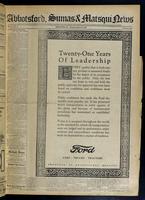 Abbotsford Sumas & Matsqui News, March 25, 1926