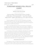 Turbaned Hindus fill Police Court