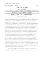 Result of the Commission