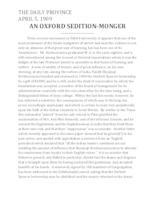 An Oxford sedition-monger