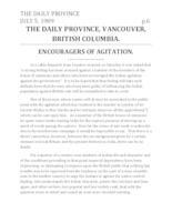 Encouragers of agitation