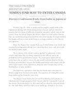 Hindus find way to enter Canada