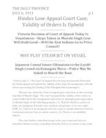 Hindus lose appeal court case