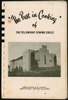 The best in cooking of the Fellowship Sewing Circle
