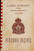 Personal recipes, 1959