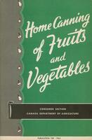 Home canning of fruits and vegetables