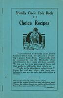Friendly Circle cook book, 1949: choice recipes