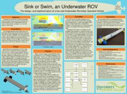 Sink or Swim, an underwater ROV: The design and implementation of a low cost underwater remotely operated vehicle