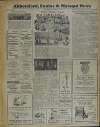 Abbotsford Sumas & Matsqui News, October 8, 1930, page 1