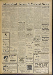 Abbotsford Sumas & Matsqui News, September 30, 1936, page 1
