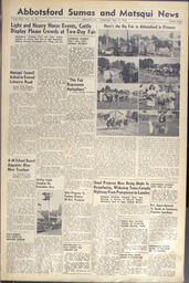 Abbotsford Post, page 1