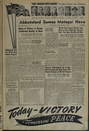 Abbotsford Sumas & Matsqui News, May 9, 1945, page 1