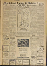 Abbotsford Sumas & Matsqui News, July 31, 1935, page 1