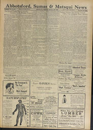 Abbotsford Sumas & Matsqui News, September 16, 1936, page 1