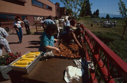 Employee welcome-back barbecue