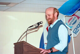 John Potts at Frank Dolman retirement party.