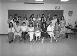 Grad class photo. Program unknown.